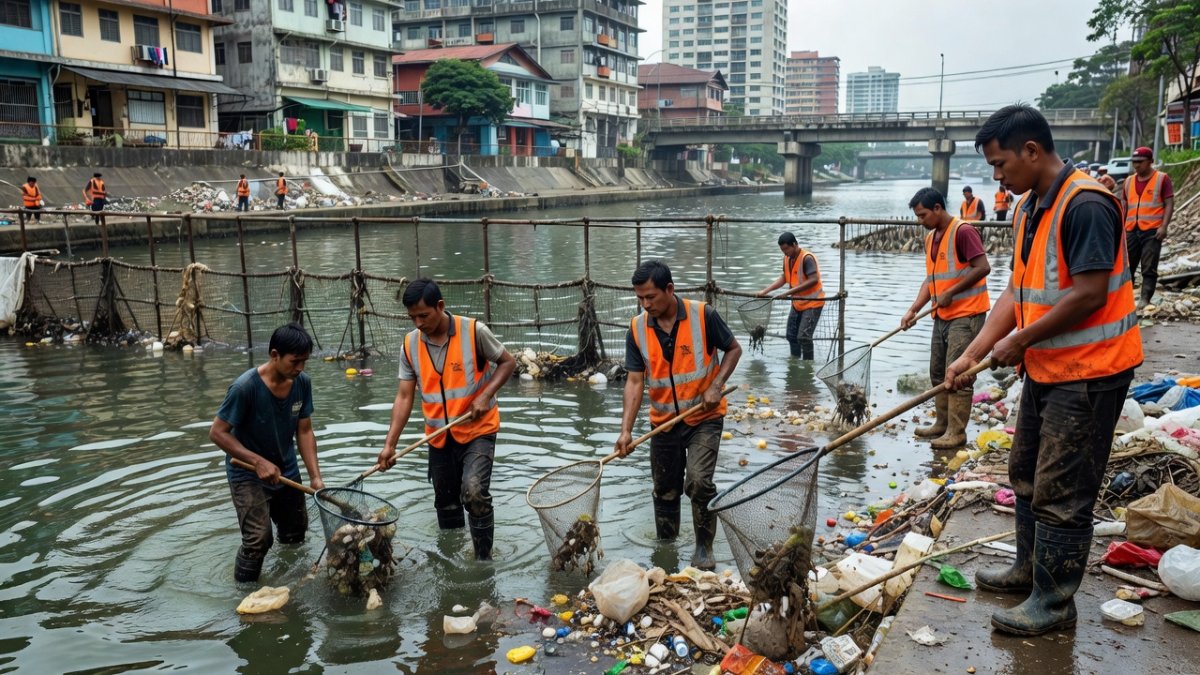 DENR Deploys 196 Trash Traps, 1,400 Estero Rangers in Metro Manila Waterway Cleanup