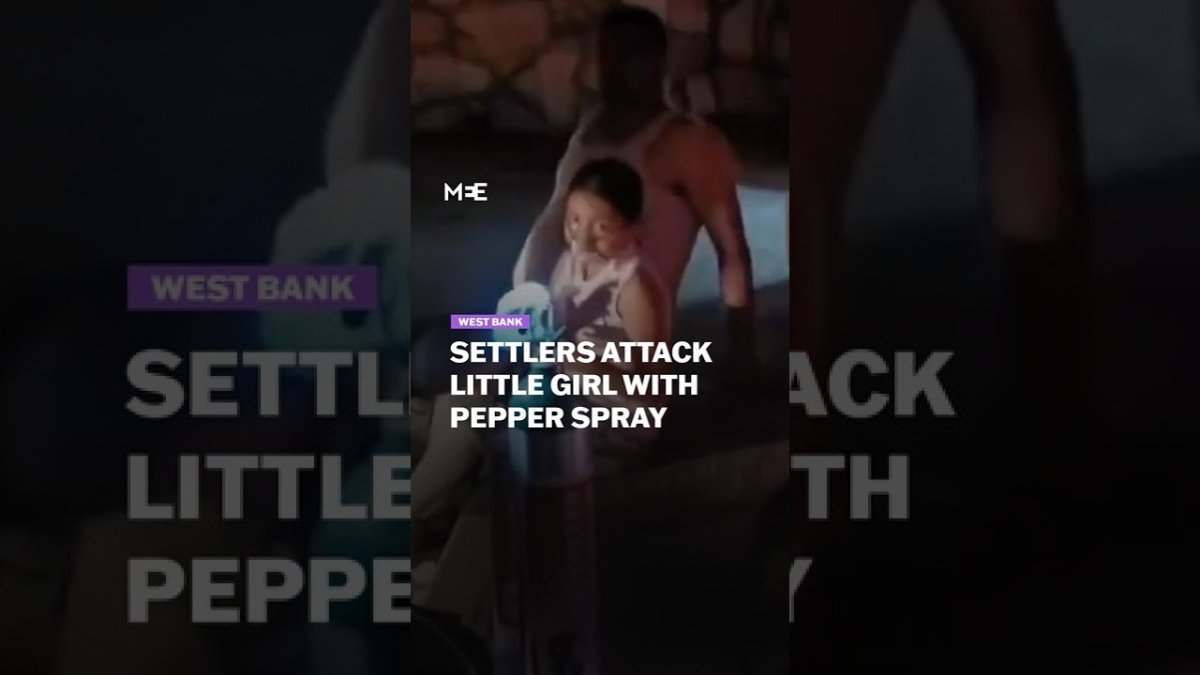 Settler Pepper Spray Attack Injures Young Girl and Two Men Near Jenin