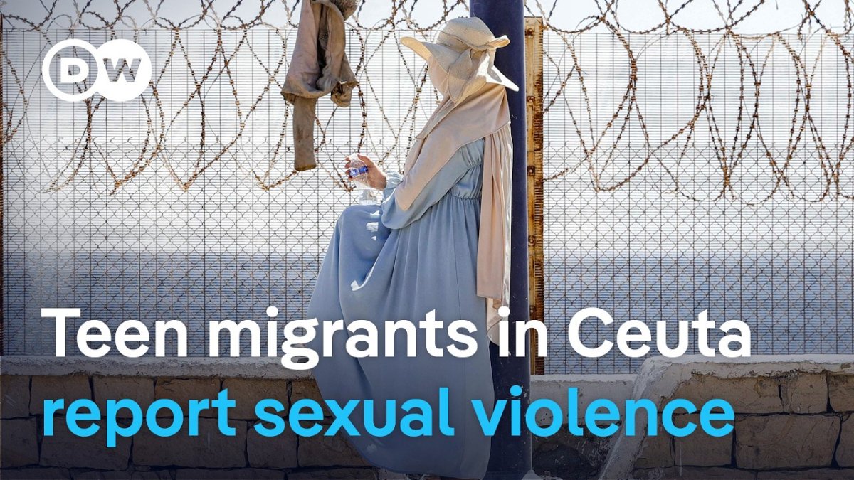 DW News report on unaccompanied minors at risk of sexual assault in Ceuta