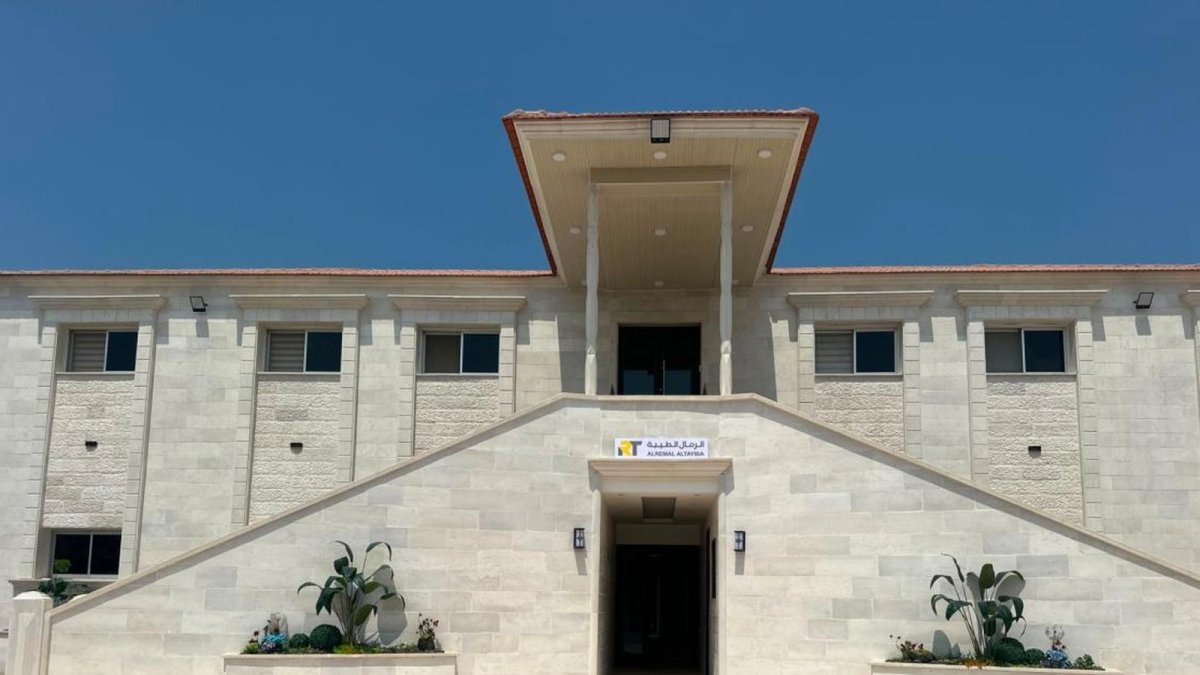 WFP headquarters in Deir al-Balah built from salvaged rubble of destroyed buildings