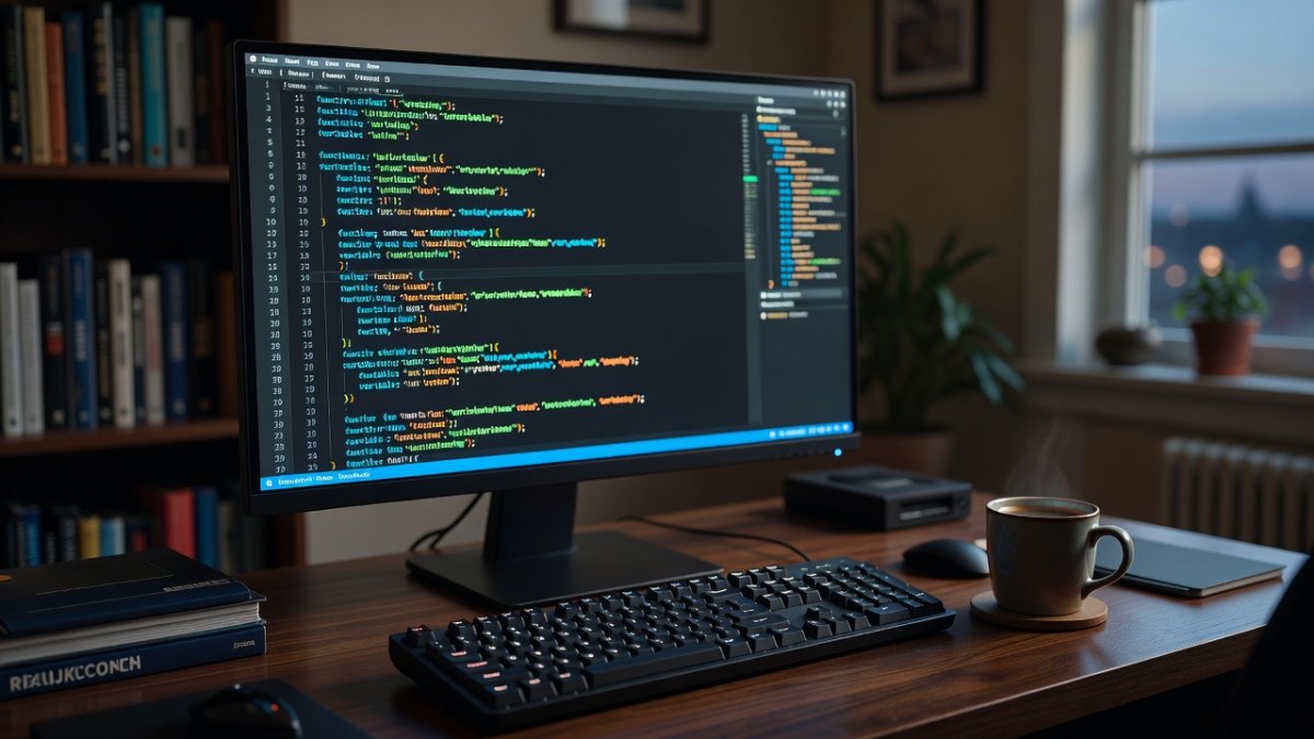Open source AI coding assistant on a developer workstation