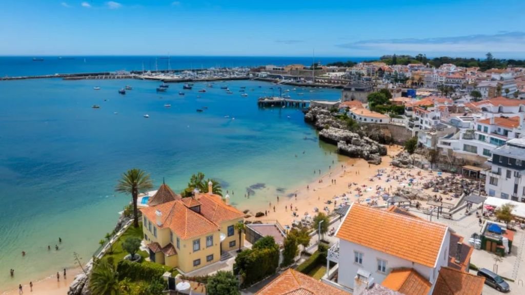 The Atlantic coast of Portugal near Cascais, where Cristiano Ronaldo and Georgina Rodriguez held their private wedding ceremony