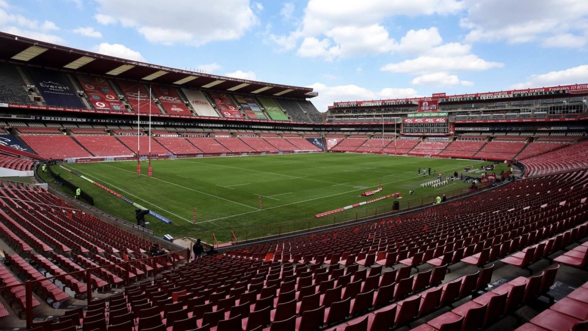 Ellis Park Stadium in Johannesburg, venue for the first Test of the Rugby's Greatest Rivalry series