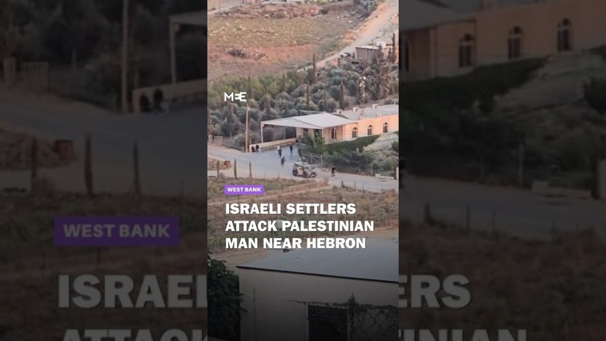 Middle East Eye report on settler attacks near Hebron