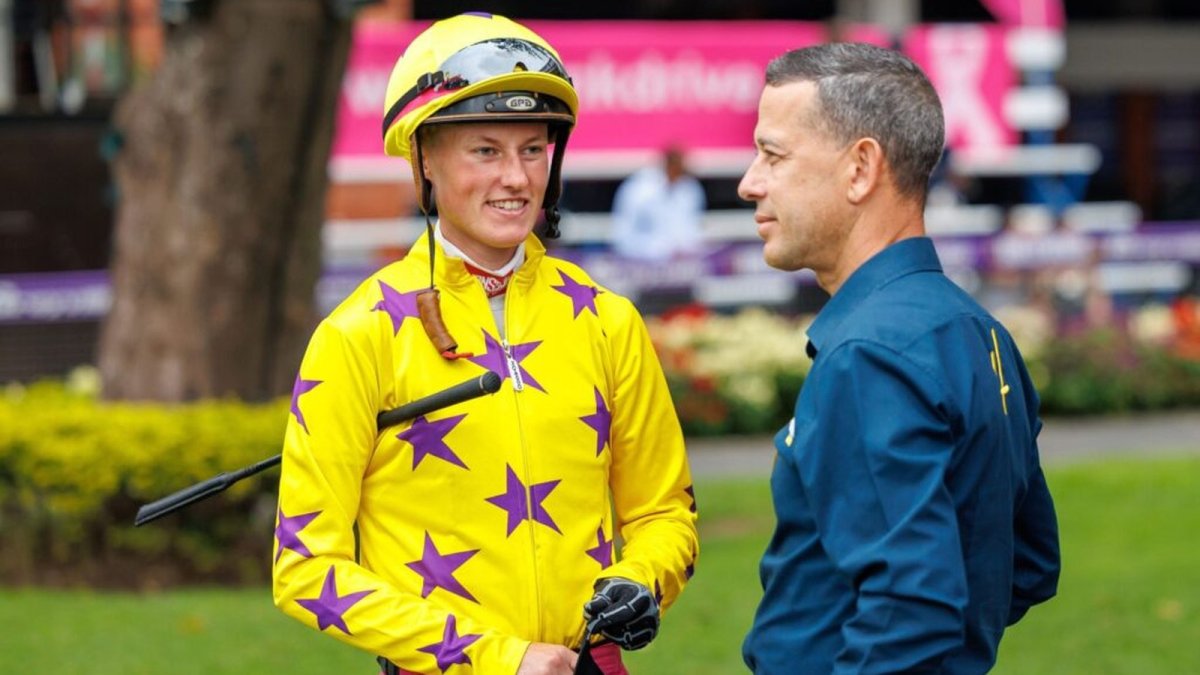 Rachel Venniker and Mickaelle Michel at the 2026 Durban July
