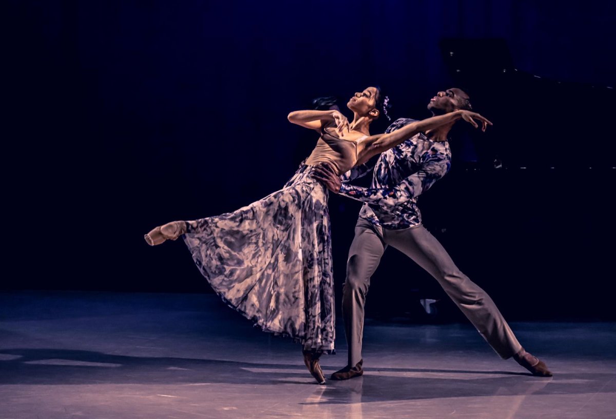 A classical pas de deux performed during the South African International Ballet Competition in Cape Town