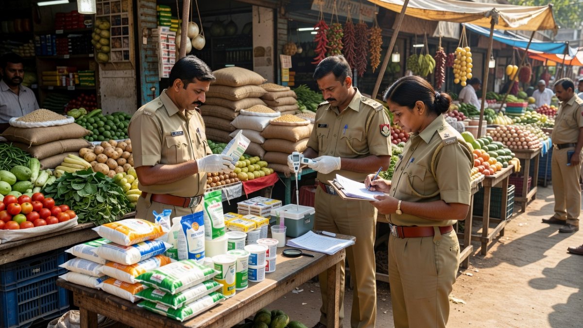 FSSAI inspection and regulatory action on adulterated dairy products