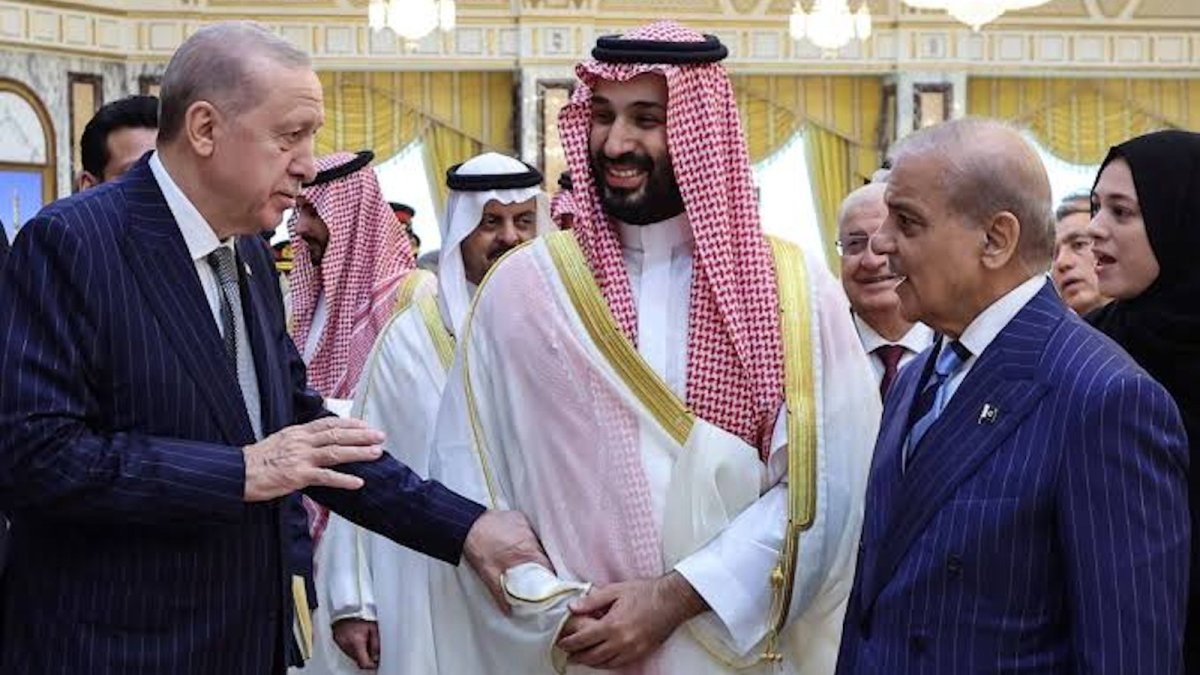 Leaders at Al Safa Palace in Mecca for the Mecca Summit on Joint Defence, August 7 2026
