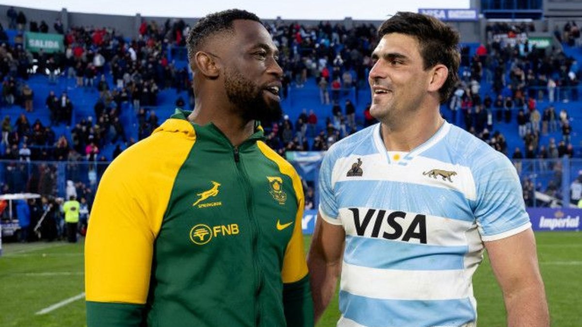 Siya Kolisi in Springbok action before his hamstring injury against Argentina