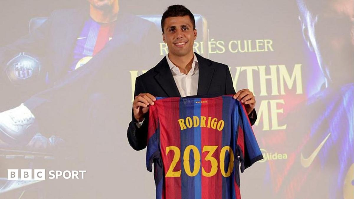 Rodri in action during his seven trophy-laden years at Manchester City