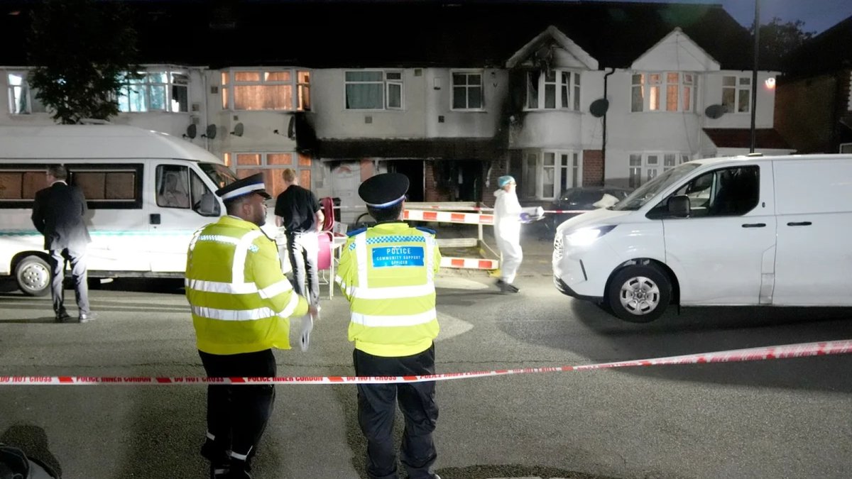 Man charged with murder and eight attempted murders after London house fire