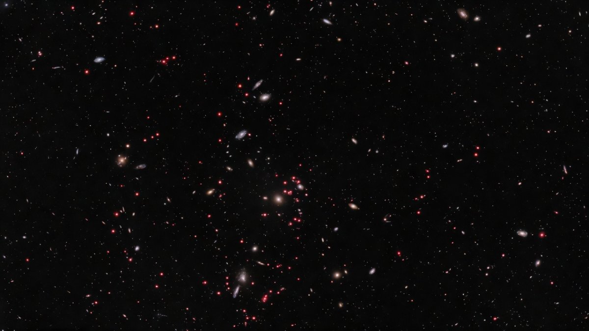 Deep-field view of early universe with little red dots