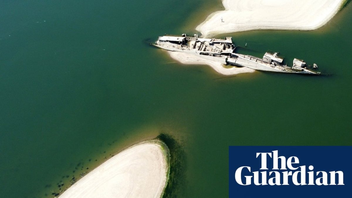 Danube Drought Exposes Nazi Warships While Crippling Nuclear Plants Across Europe