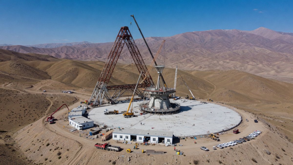 China's 110-Meter Qitai Radio Telescope Enters Final Phase, Set to Be World's Largest Steerable Dish