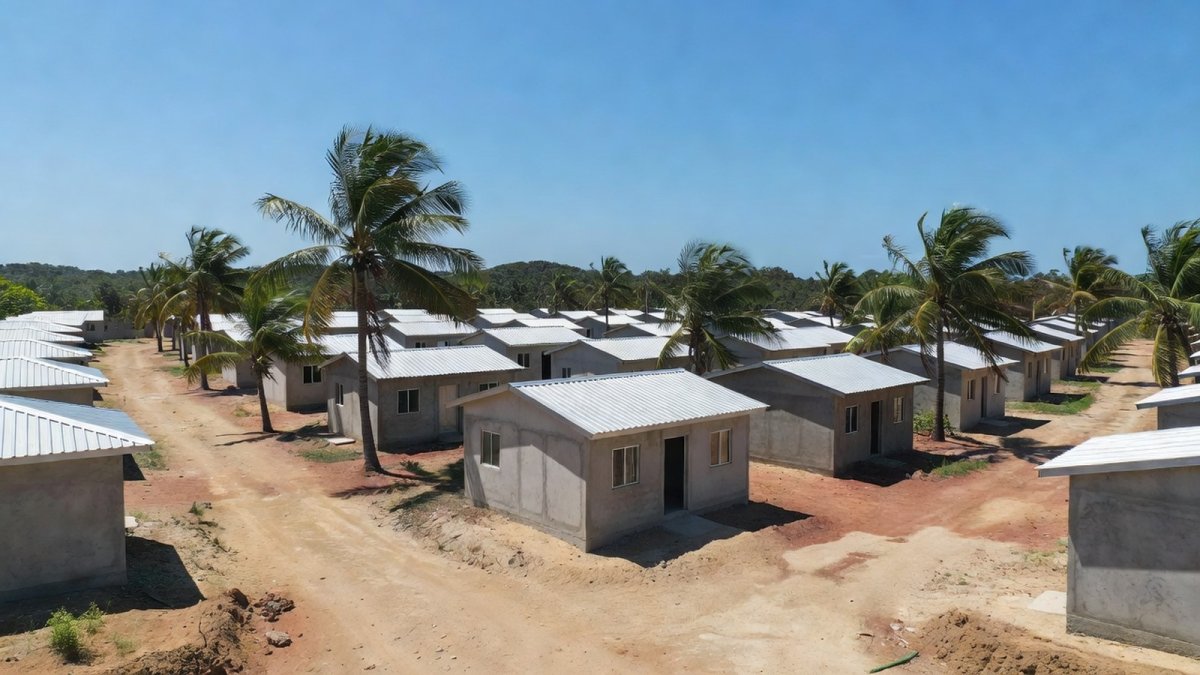 The mainland settlement of Isberyala, built for Guna families relocated from Gardi Sugdub island
