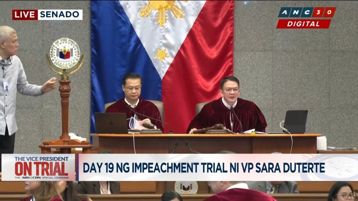 The Senate impeachment court in Pasay City, where the trial of Vice President Sara Duterte is being held (ANC 24/7)