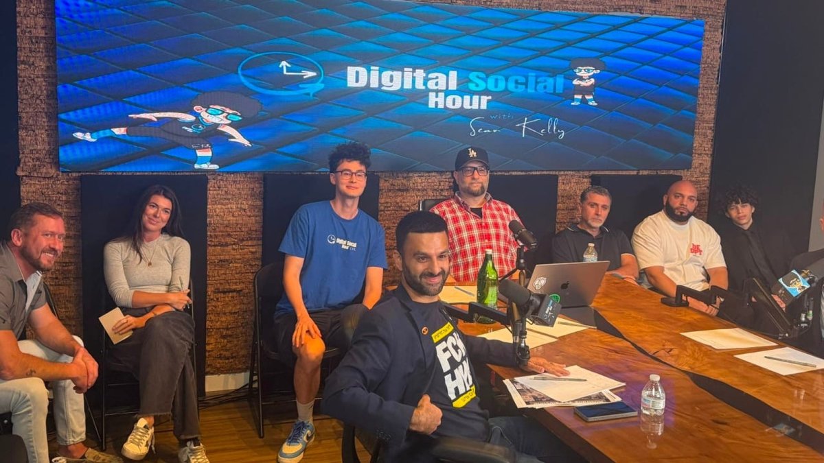 Yoseph Haddad at the Digital Social Hour podcast debate in Los Angeles