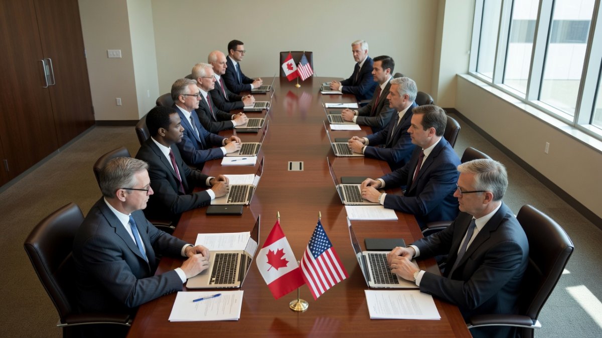 Canadian and U.S. trade officials meeting in Washington during August 2026 negotiations