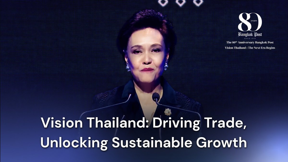 Business leaders and government officials networking at the 80th Anniversary Bangkok Post Forum in Bangkok