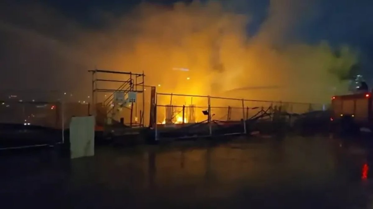 Petah Tikva Fire Hits BIG Complex Construction Site
