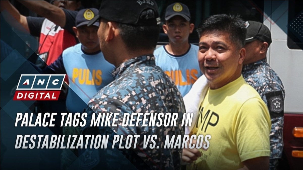 ANC 24/7 The World Tonight report on the Palace statement on Mike Defensor