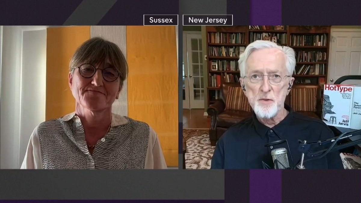 Channel 4 News debate on social media bans for children featuring Baroness Kidron and Jeff Jarvis