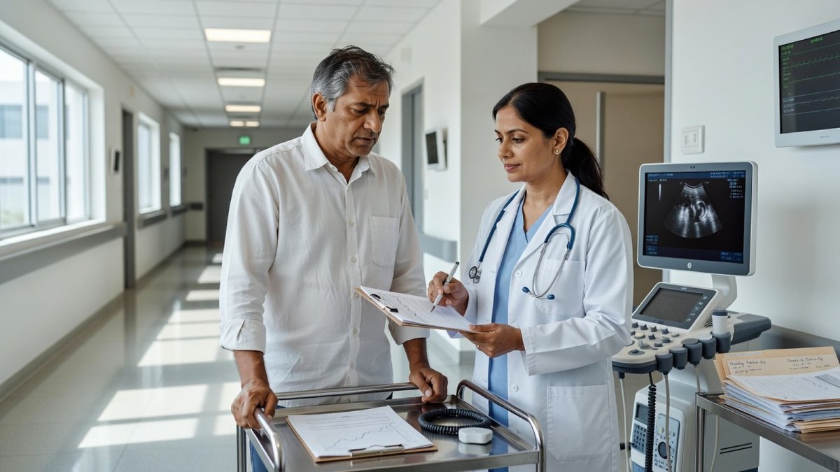 Indian hospital oncology consultation