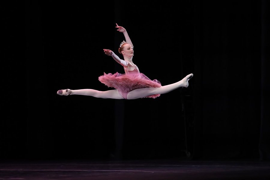 Young ballet dancers perform at the 13th South African International Ballet Competition at the Artscape Theatre in Cape Town