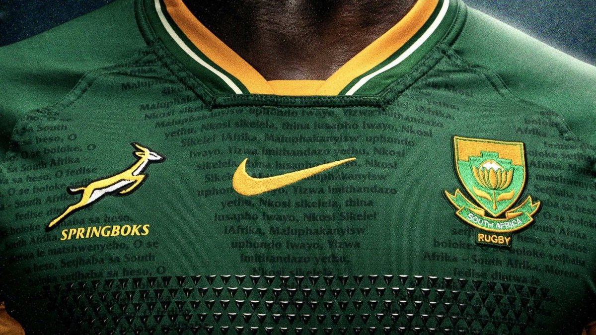 The Springboks special anthem-inspired jersey for the Rugby's Greatest Rivalry tour against the All Blacks