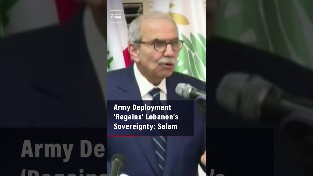 In Tyre, Lebanon's Prime Minister Bets the State's Credibility on the Army's Deployment