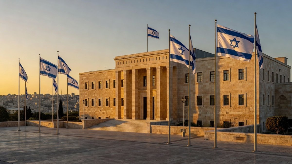The Knesset building in Jerusalem