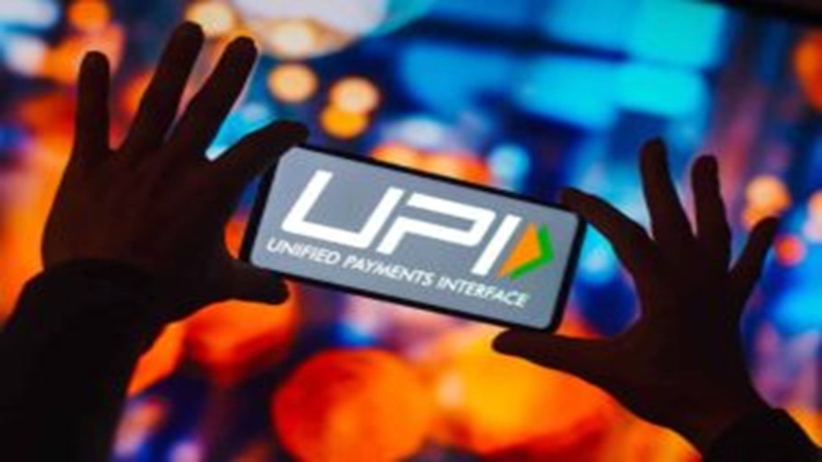 UPI payment at an Indian store