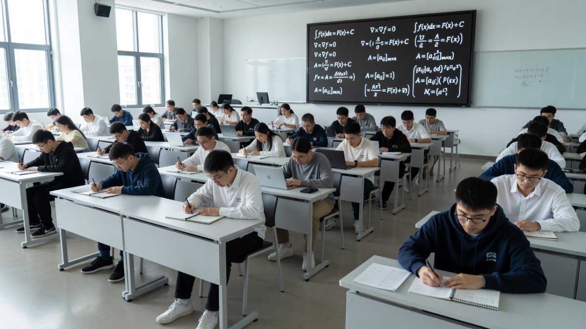 Mathematics lecture hall in China