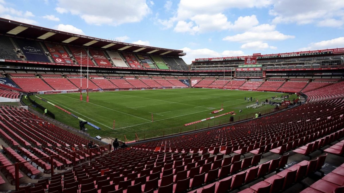 Ellis Park stadium in Johannesburg, venue for the first Test between the Springboks and the All Blacks