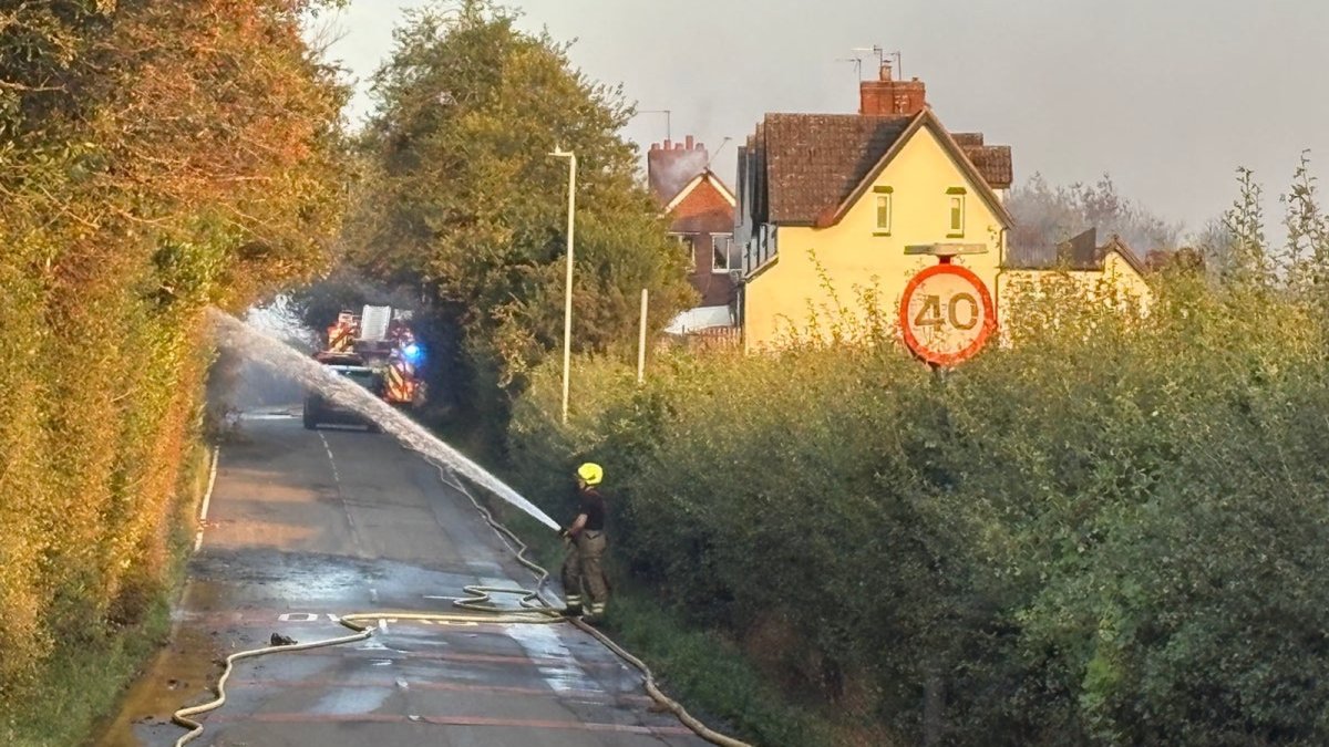 Fire crews tackle wildfires across the West Midlands during extreme heat