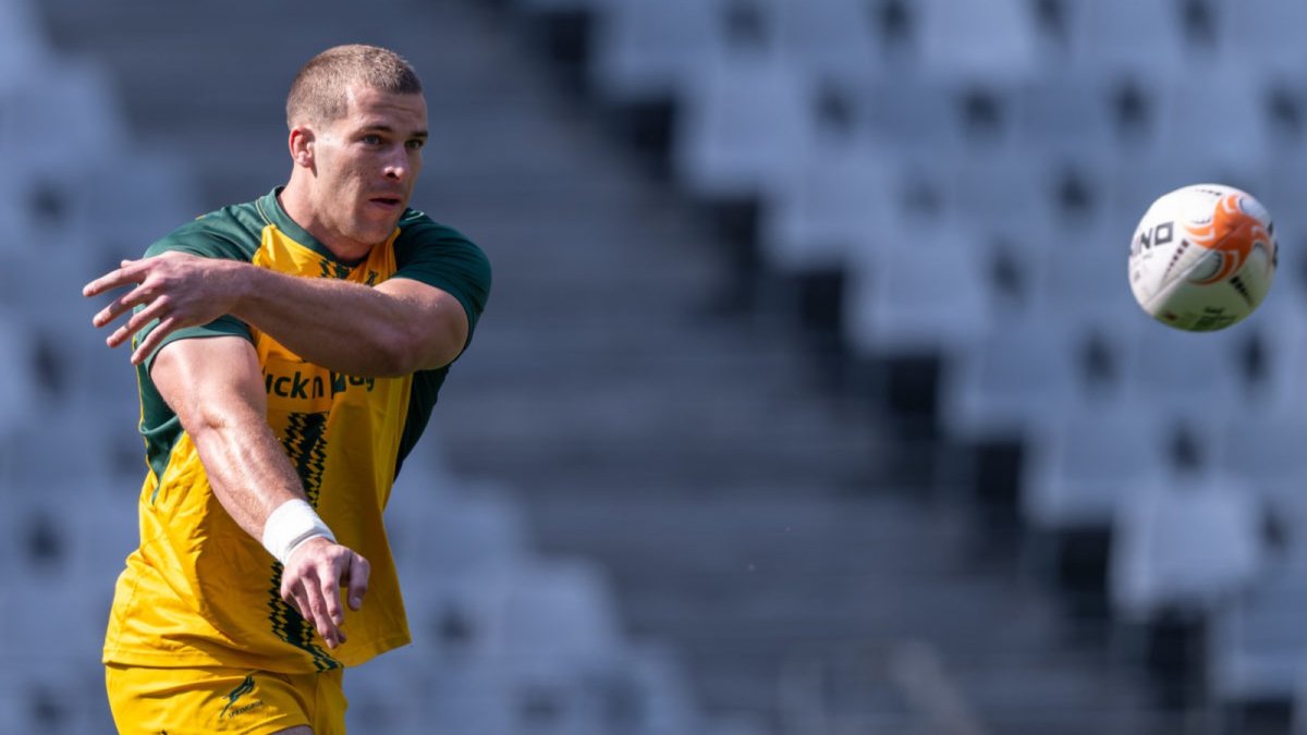 Cameron Hanekom of the Bulls in Springbok training