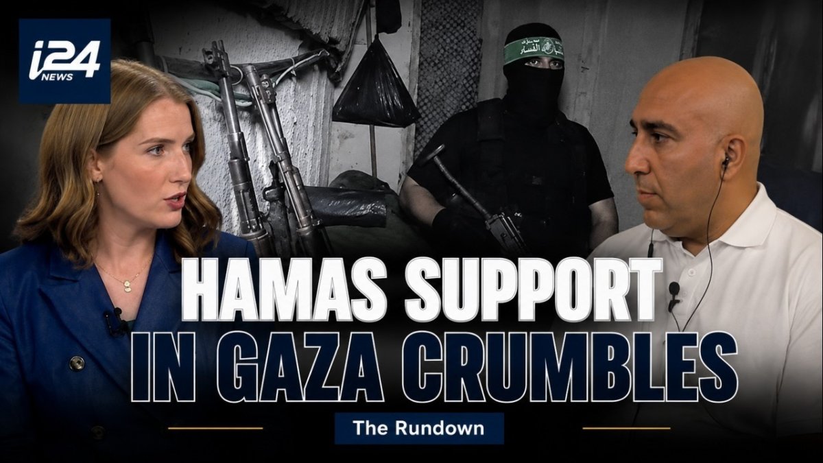 Palestinian support for Hamas drops to 24%, tying Fatah