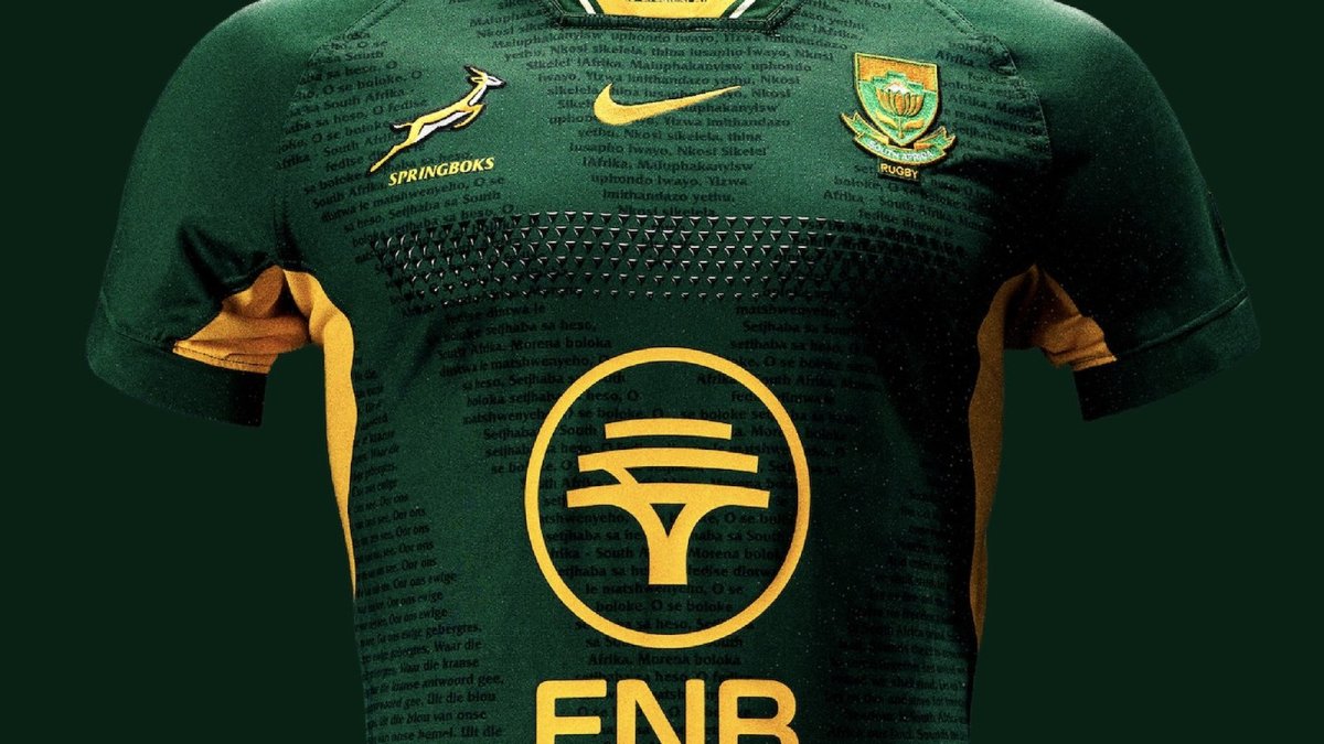 The new Springbok jersey for the Rugby's Greatest Rivalry Tour