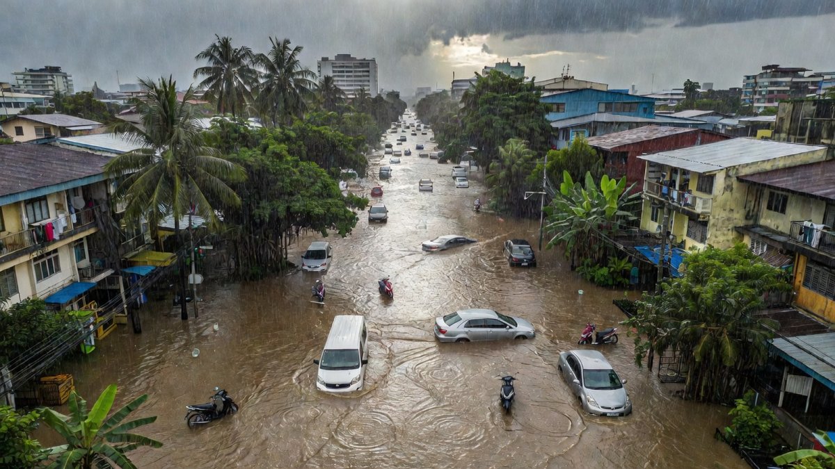 Red rainfall warning raised over Metro Manila as habagat floods streets, suspends classes