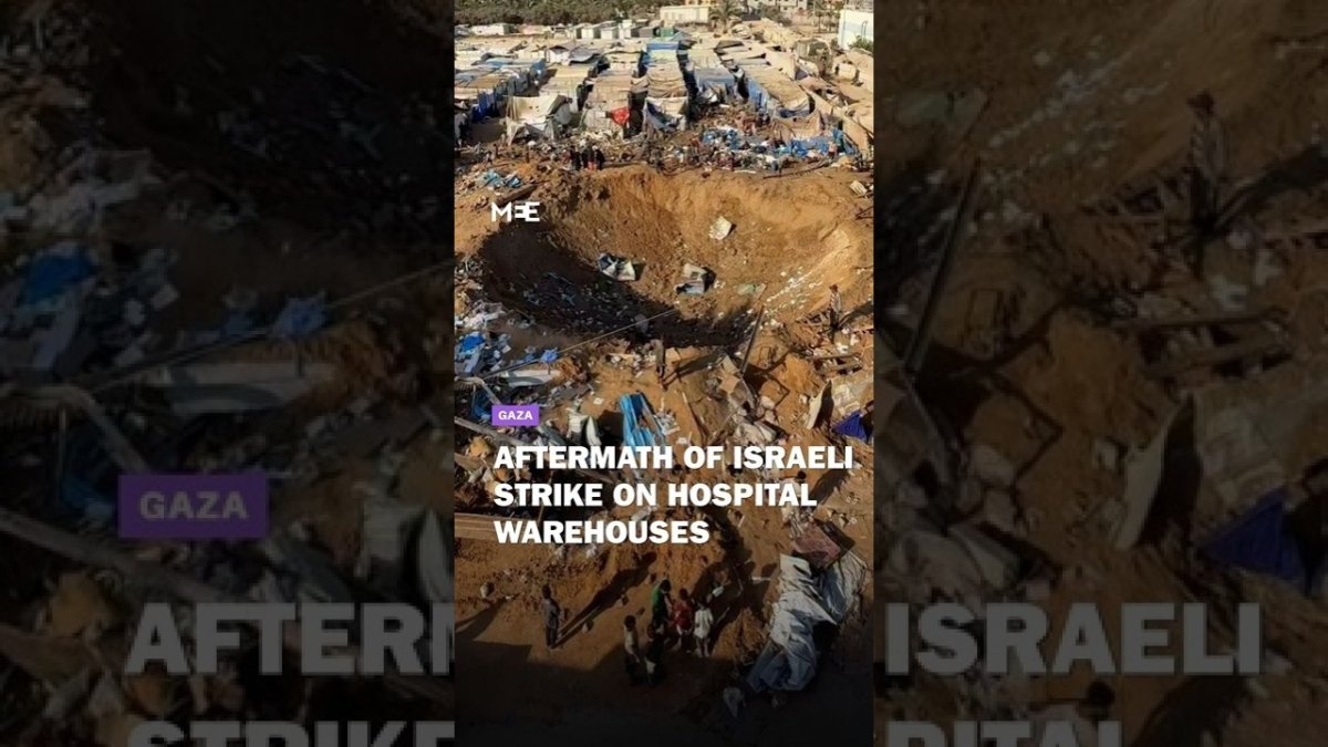 Palestinians in Gaza amid continued Israeli strikes
