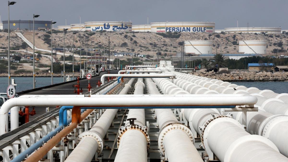 The Strait of Hormuz separates Iran from the Gulf states, a vital shipping chokepoint