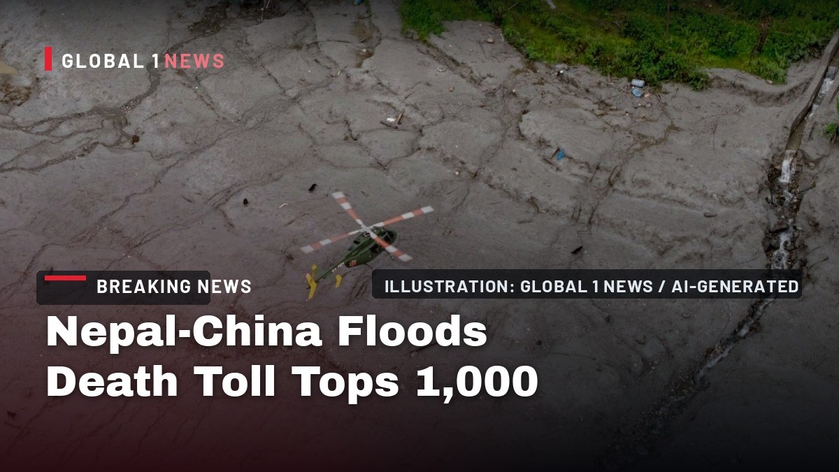 Nepal-China Floods Death Toll Tops 1,000 as Mass Burials Begin and Rescue Crews Search Hydropower Tunnels