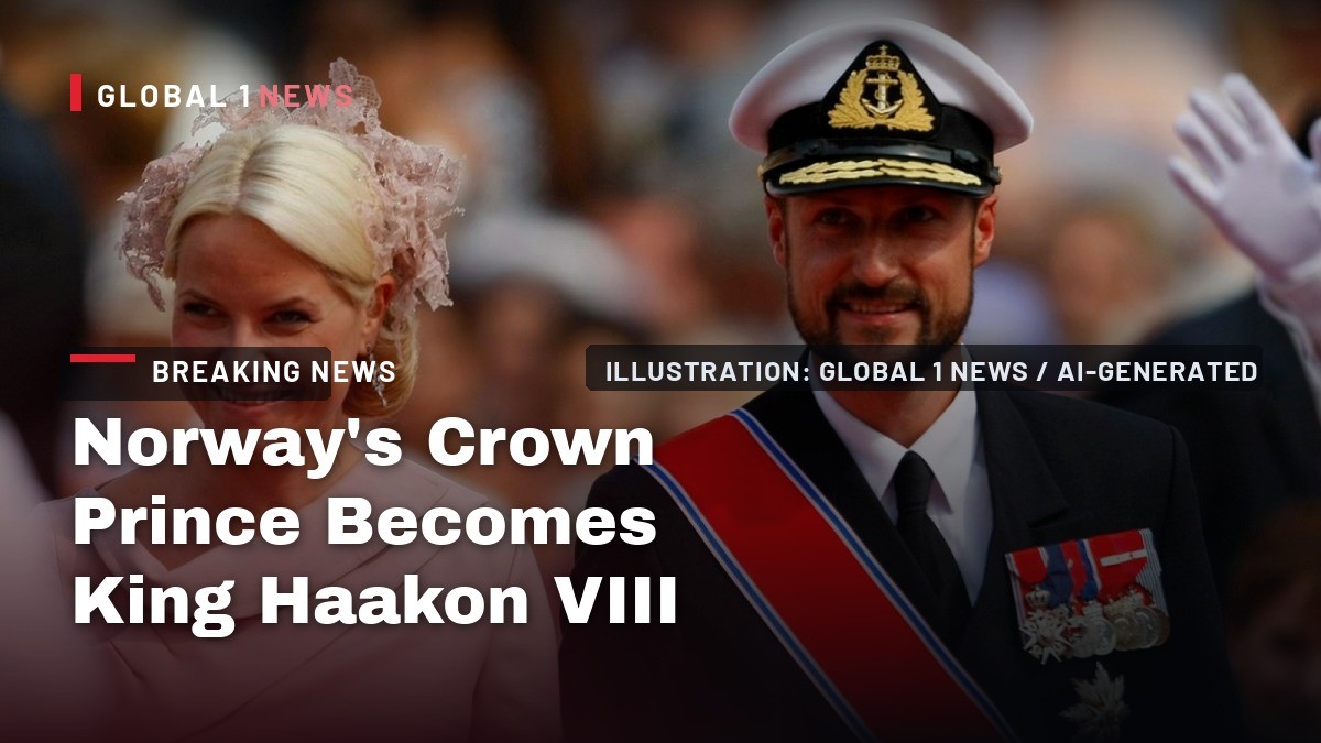 Norway's Crown Prince Becomes King Haakon VIII After His Father's Death