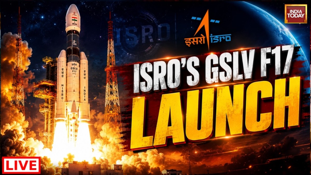ISRO GSLV-F17 rocket carrying the EOS-05 Earth observation satellite lifts off from Sriharikota
