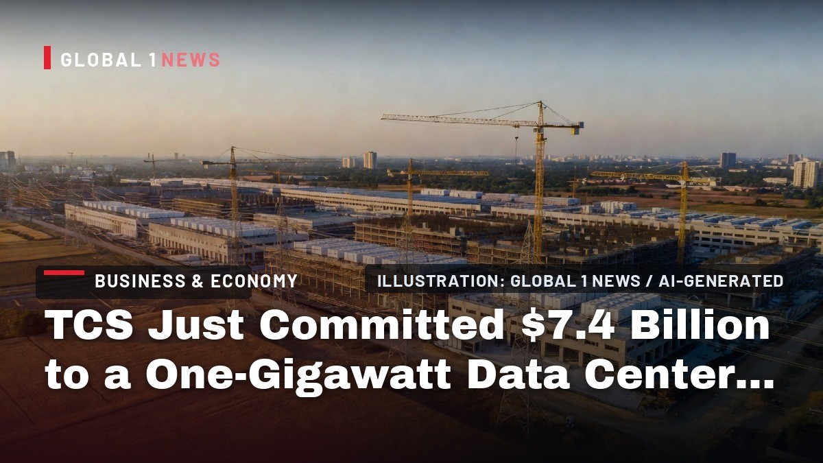 TCS Just Committed $7.4 Billion to a One-Gigawatt Data Center — the Services Era Is Over