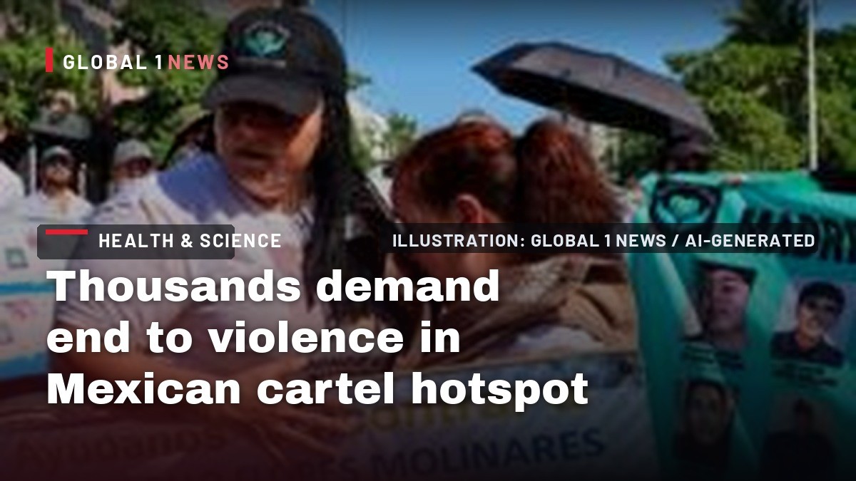 Thousands demand end to violence in Mexican cartel hotspot