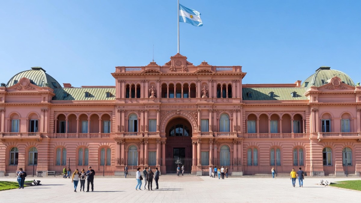 Casa Rosada, the presidential palace in Buenos Aires