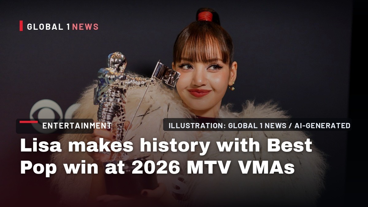 Lisa makes history with Best Pop win at 2026 MTV VMAs