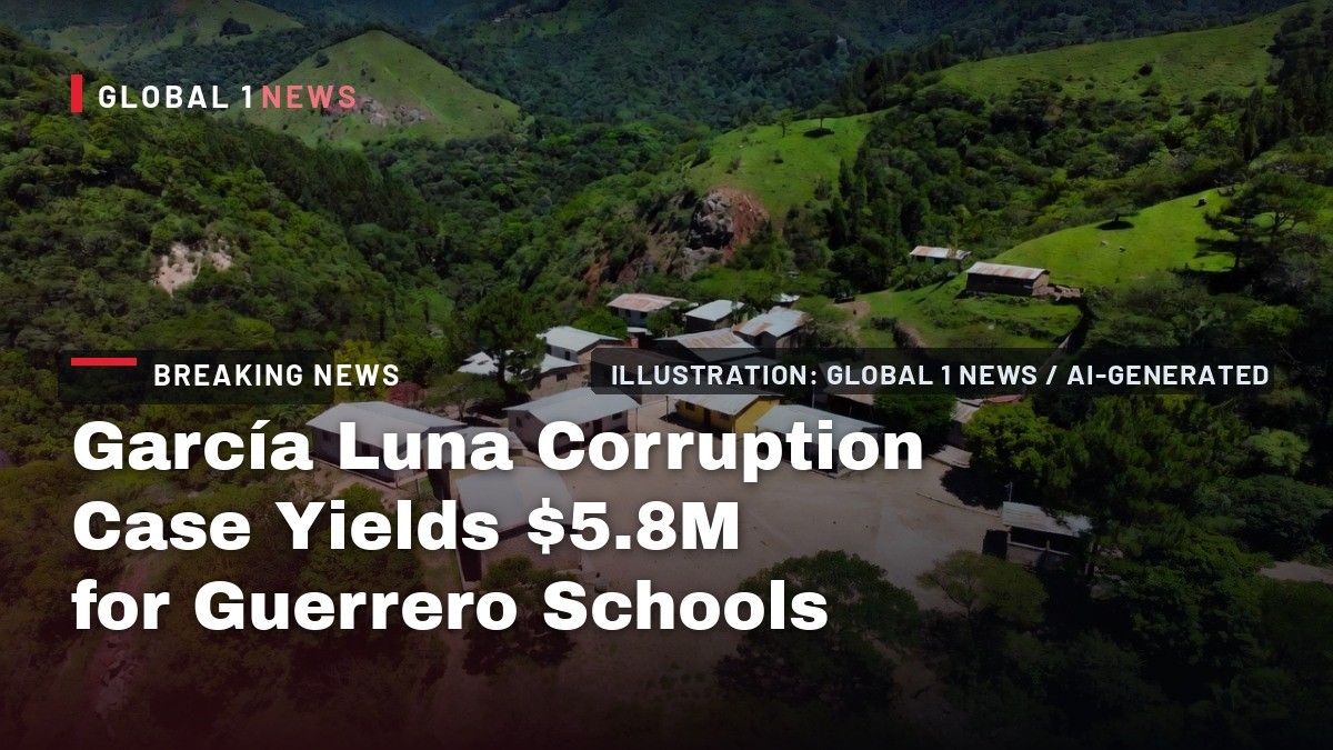 García Luna Corruption Case Yields $5.8M for Guerrero Schools: Friday's Mañanera Recapped