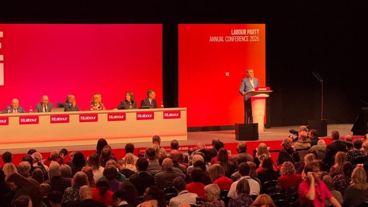 The main hall at the Labour party's annual conference in Liverpool, 28 September 2026. Photo: LabourList